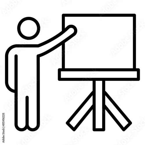 Teaching vector icon. Can be used for Online Education iconset.