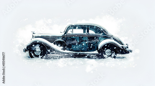 Car vector template on white background. Business sedan isolated. Vector illustration. Big set of different models of cars. Vector flat style  illustration, Generative Ai © shehzad