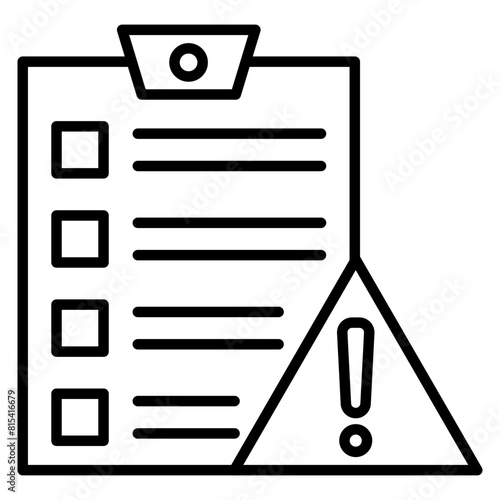 Error Report vector icon. Can be used for Customer Feedback iconset.