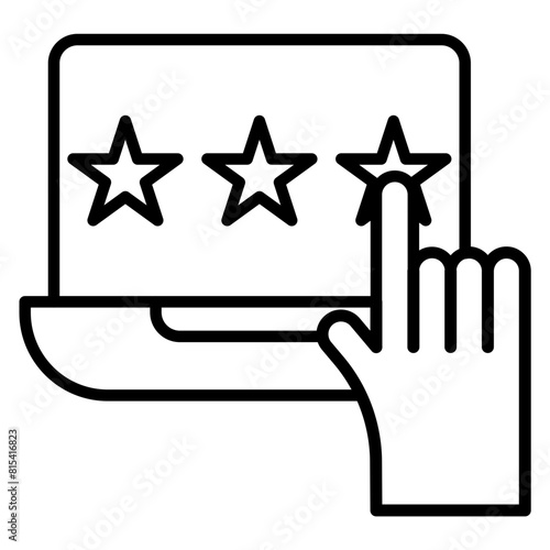 Top Rated vector icon. Can be used for Customer Feedback iconset.