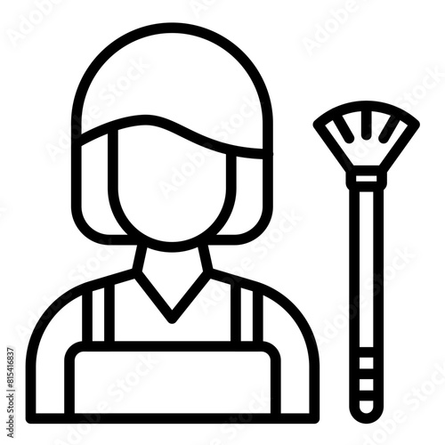 Cleaner vector icon. Can be used for Women iconset.