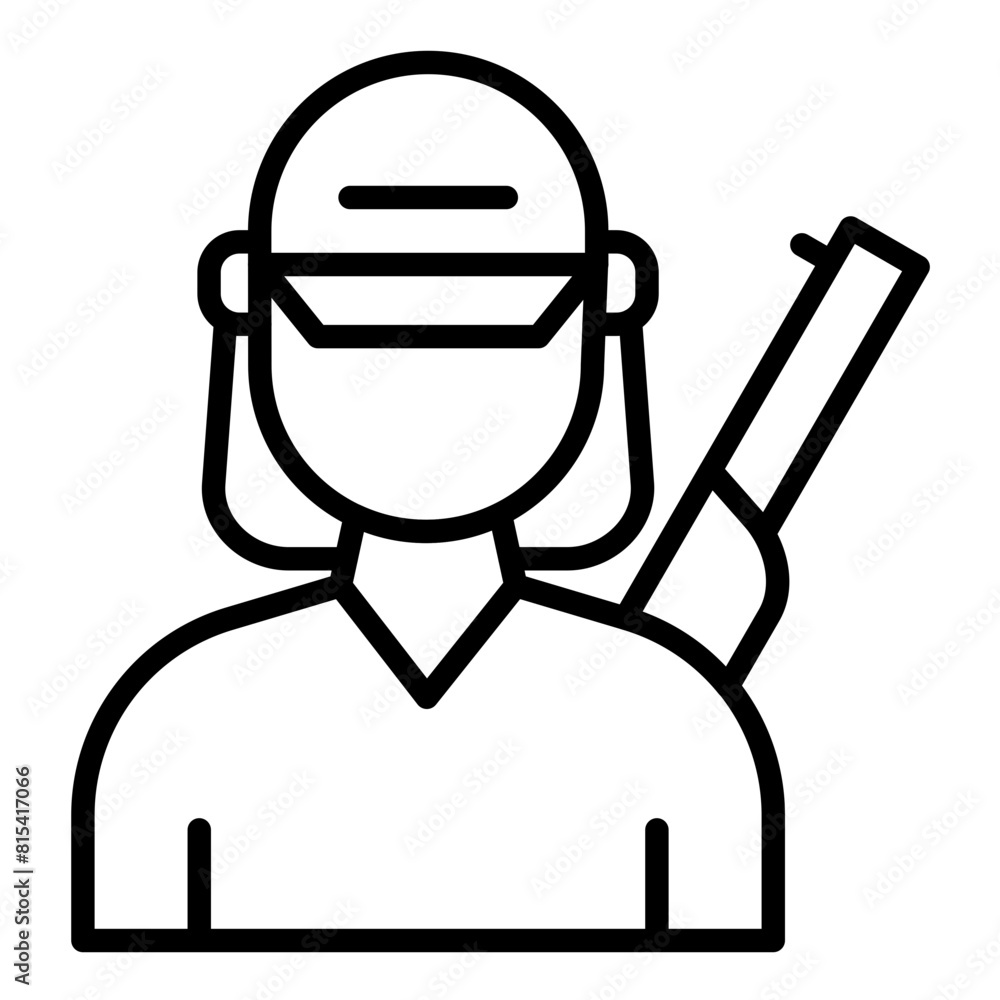 Hunter vector icon. Can be used for Women iconset. Hunter vector icon. Can be used for Women iconset.