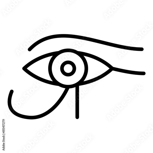 Horus vector icon. Can be used for Egypt iconset.
