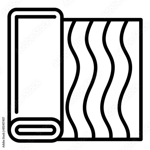 Decorative Textile vector icon. Can be used for Fabric Features iconset.