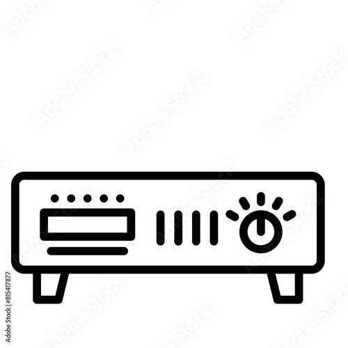 Amplifier vector icon. Can be used for Instrument iconset.