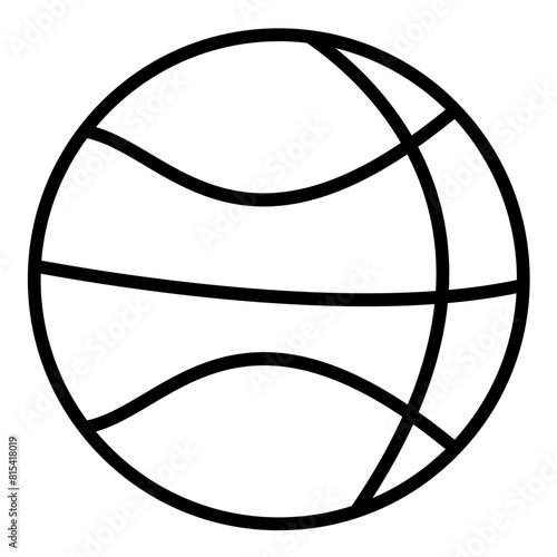Basketball vector icon. Can be used for Bowling iconset.