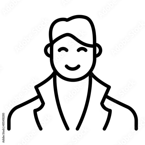 Cosmetologist vector icon. Can be used for Diversity iconset.