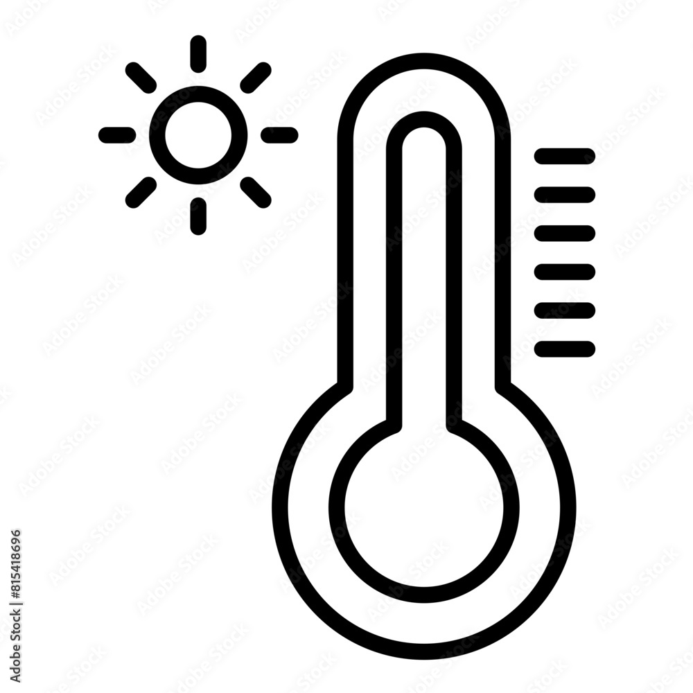 High Temperature vector icon. Can be used for Beach Resort iconset. High Temperature vector icon. Can be used for Beach Resort iconset.