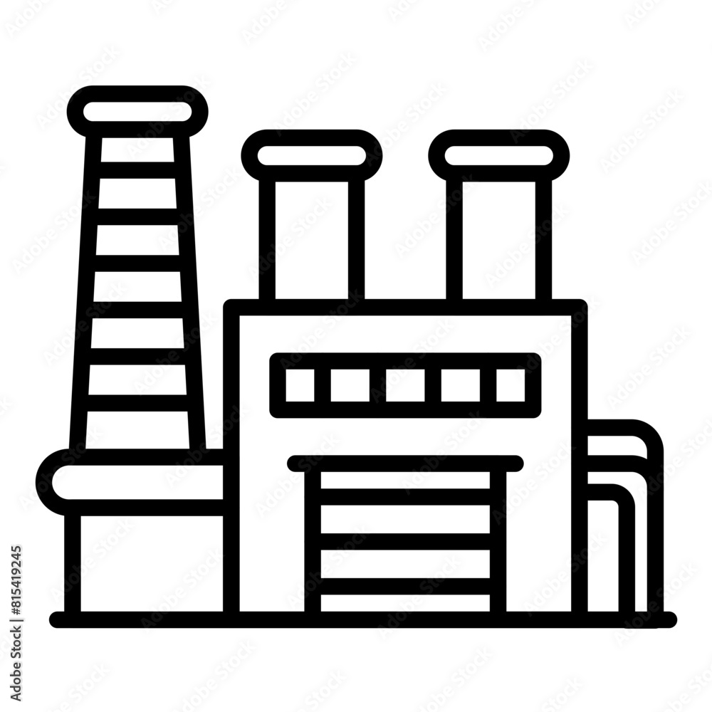 Metallurgical Plant vector icon. Can be used for Mettalurgy iconset. Metallurgical Plant vector icon. Can be used for Mettalurgy iconset.
