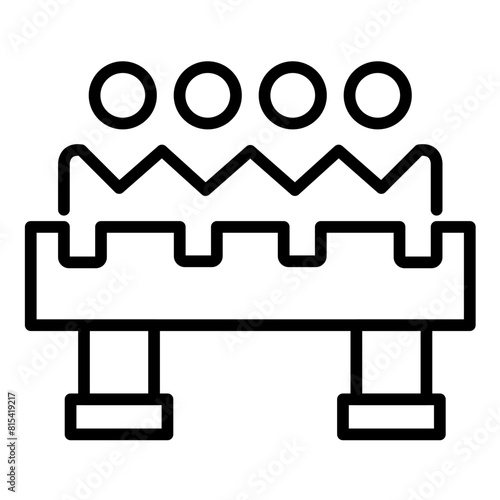 cooling Bed vector icon. Can be used for Mettalurgy iconset.
