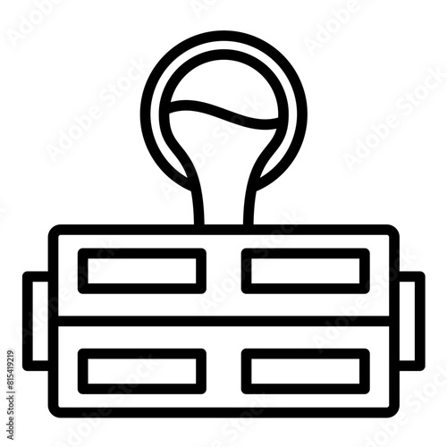 Moulding Box vector icon. Can be used for Mettalurgy iconset.
