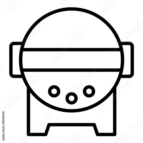 Disc Pelletizer vector icon. Can be used for Mettalurgy iconset.