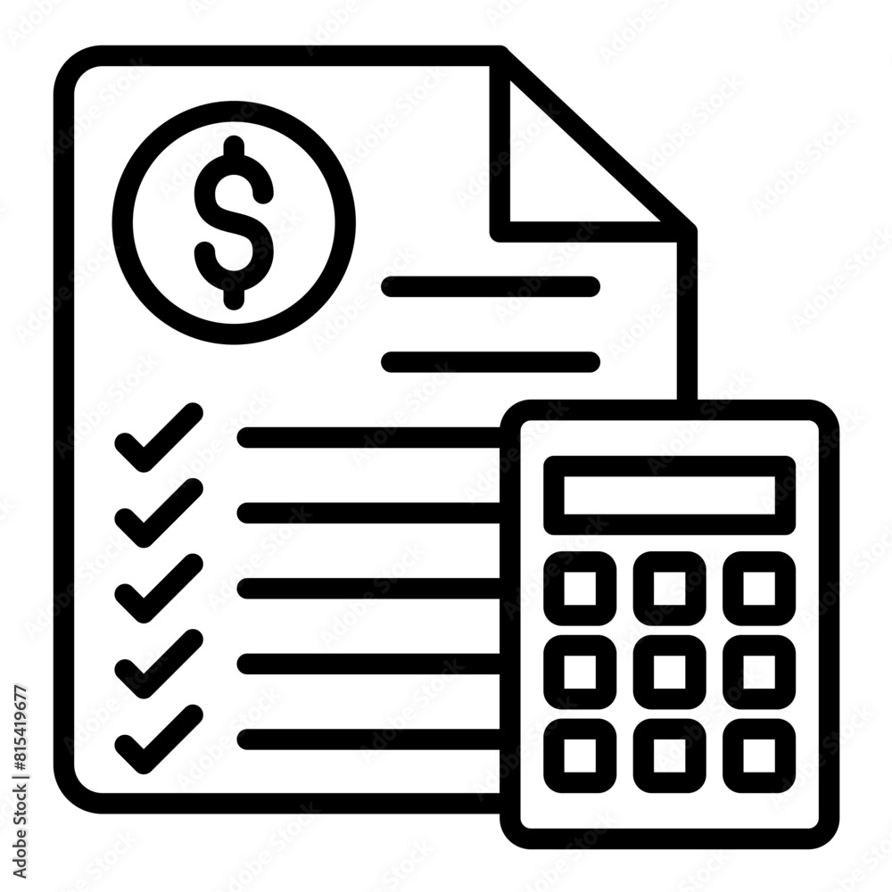 Budget vector icon. Can be used for Adventure iconset. Budget vector icon. Can be used for Adventure iconset.