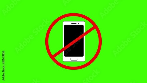 Not allow mobile phone sign animation.	