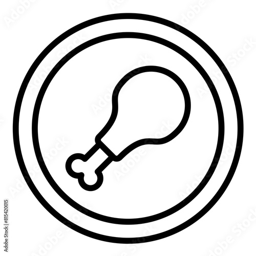 Paleo Diet vector icon. Can be used for Nutrition iconset.