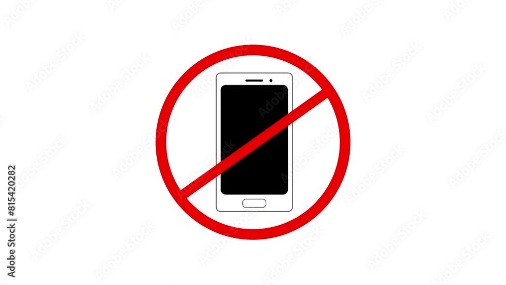 Not allow mobile phone sign animation. Not allow mobile phone sign animation.