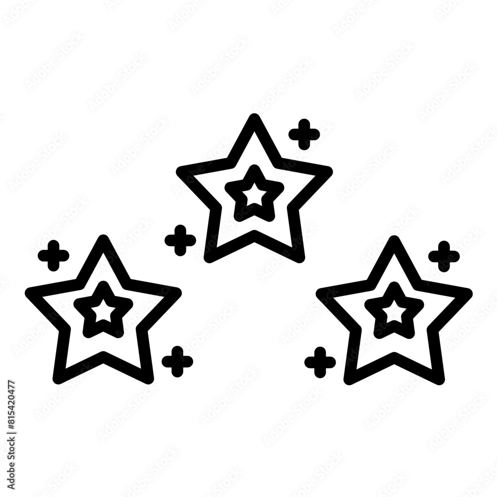 Obraz premium Star vector icon. Can be used for Trekking iconset.
