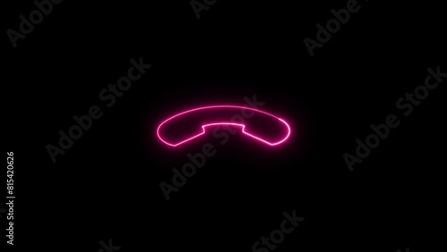 Bicycle, Sport Line Icon Motion Graphic Animation.