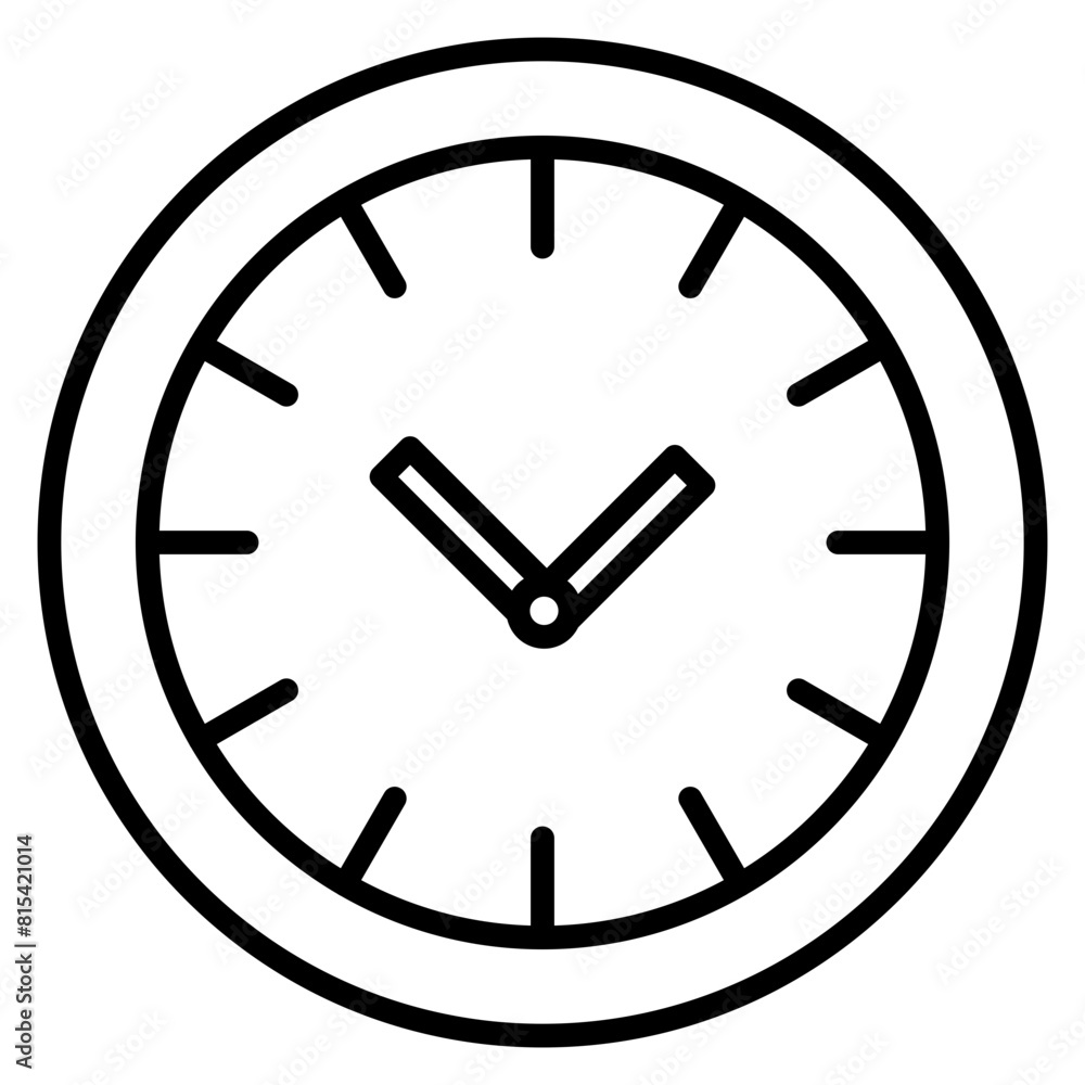 Clock vector icon. Can be used for Railway iconset. Clock vector icon. Can be used for Railway iconset.