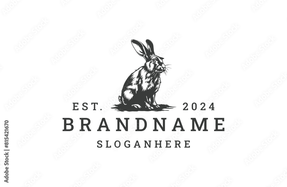 Rabbit logo icon design template vector illustration Rabbit logo icon design template vector illustration