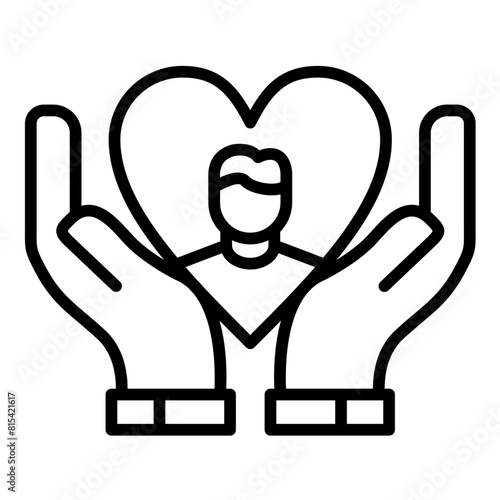 Support vector icon. Can be used for Homeless iconset.