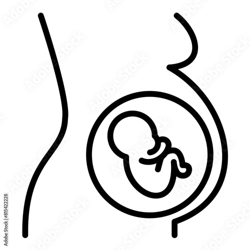 Pregnancy vector icon. Can be used for Child Adoption iconset.