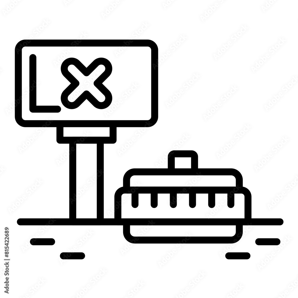 Antitank vector icon. Can be used for Shooting iconset. Antitank vector icon. Can be used for Shooting iconset.
