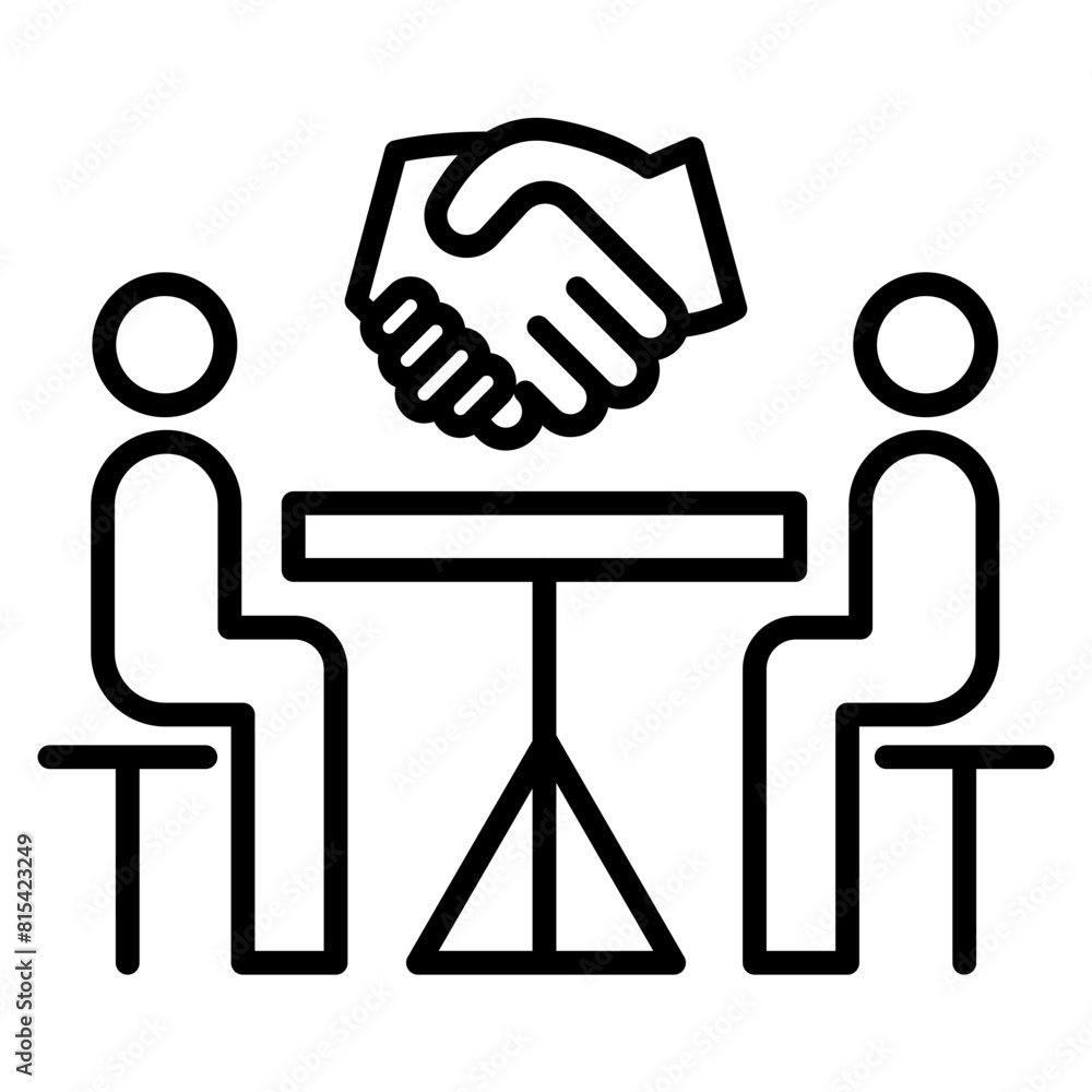 Company Meeting vector icon. Can be used for Crisis Mangement iconset. Company Meeting vector icon. Can be used for Crisis Mangement iconset.