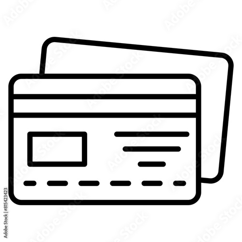 Credit Card vector icon. Can be used for Crisis Mangement iconset.