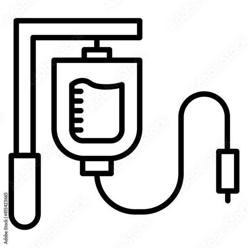 Blood Transfusion vector icon. Can be used for Nursing iconset.