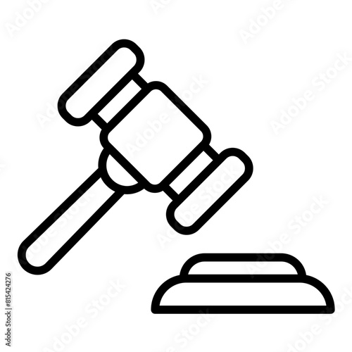Auction vector icon. Can be used for Compliance And Regulation iconset.