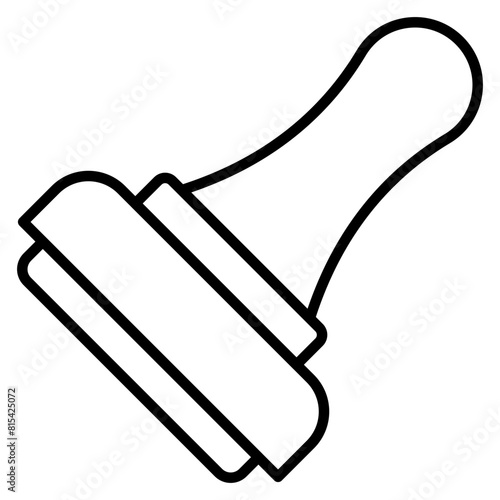 Rubber Stamp vector icon. Can be used for Documents And Files iconset.