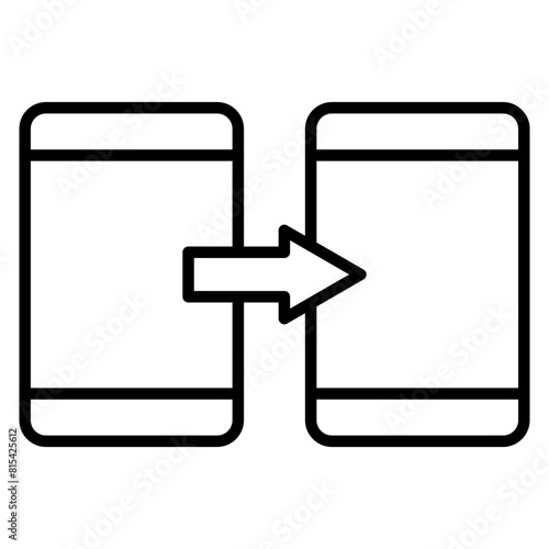 Phone Cloning vector icon. Can be used for Crime Investigation iconset.
