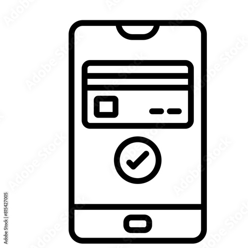 Apple Pay vector icon. Can be used for Digital Retail iconset.