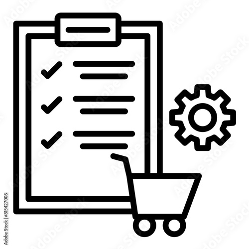 Order Processing vector icon. Can be used for Digital Retail iconset.