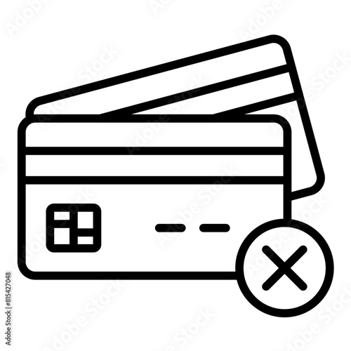 Payment Error vector icon. Can be used for Digital Retail iconset.