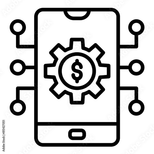 Payment Gateway vector icon. Can be used for Digital Retail iconset.