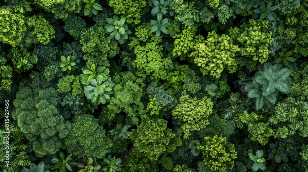 Lush Forestscape from Aerial Perspective