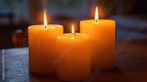 Serene Ambiance with Warm Candles