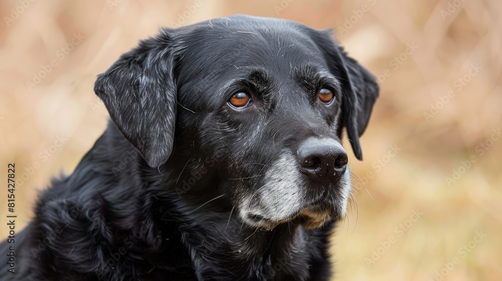 Canine Landscape with Unusual Facial Features Canine Landscape with Unusual Facial Features