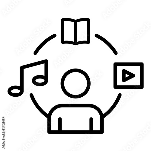 Habits vector icon. Can be used for Personal Growth iconset.