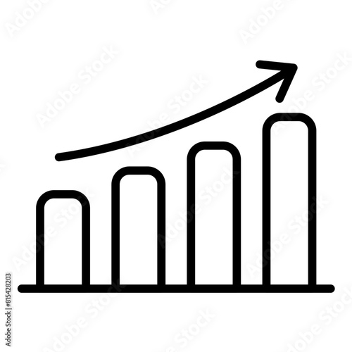 Progress vector icon. Can be used for Personal Growth iconset.