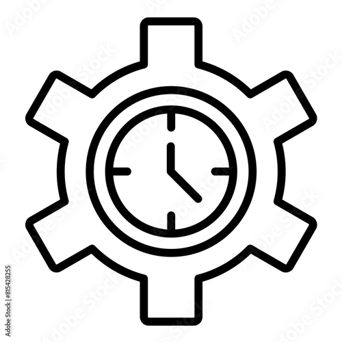 Time Management vector icon. Can be used for Personal Growth iconset.