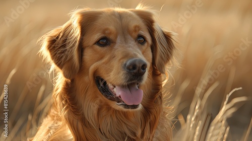 Serene Golden Retriever Scene