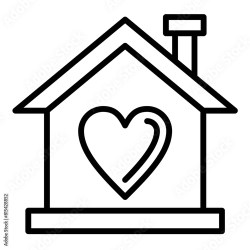 Shelter vector icon. Can be used for Charity iconset.