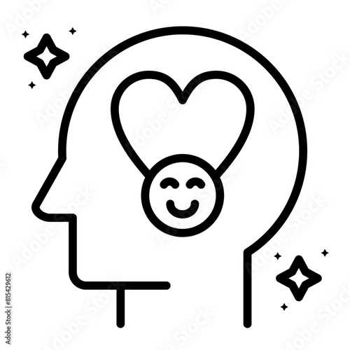 Well being vector icon. Can be used for Survey iconset.