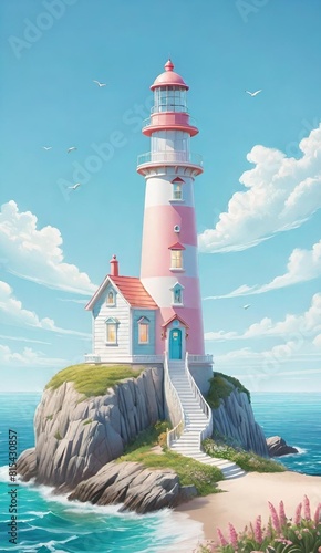 Whimsical lighthouse