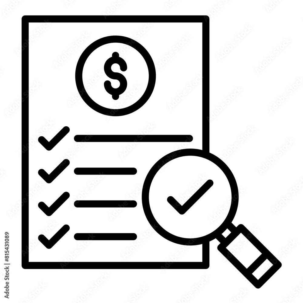 Loan Verification vector icon. Can be used for Loan iconset. Loan Verification vector icon. Can be used for Loan iconset.