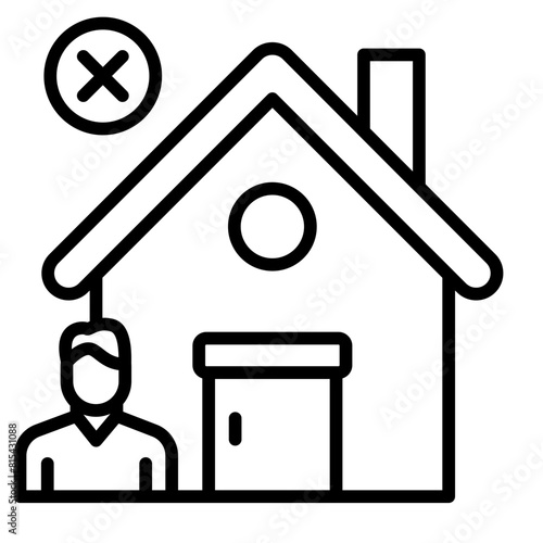 Loan Repossession vector icon. Can be used for Loan iconset.