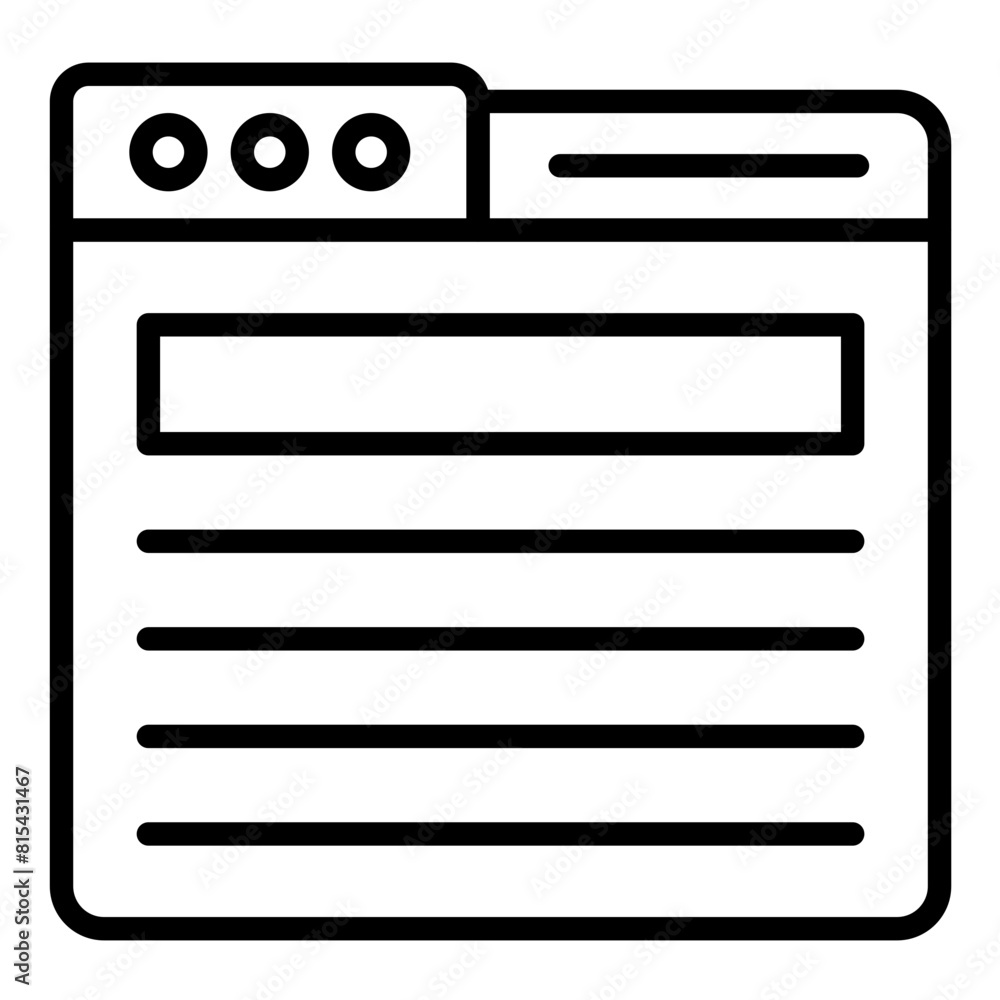 Website Page vector icon. Can be used for Business and HR iconset. Website Page vector icon. Can be used for Business and HR iconset.